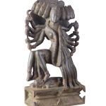 Pure Brass Mahakali Ten-Headed Statue | 15" Sacred Art | 10kg Divine Masterpiece | Traditional Temple Beauty | Jaipurio